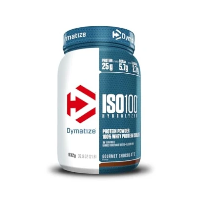 Image de Dymatize ISO 100 Hydrolyzed Gourmet Chocolate 932g Whey Hydrolysat + Isolat