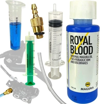 Image de MAGURA Royal Blood Huile minérale 100 ML + kit de Service F26 pour Freins à Disque hydrauliques, sur Jante, Purge MT 2 4 5 6 7 8 HS11 Hs22 HS33