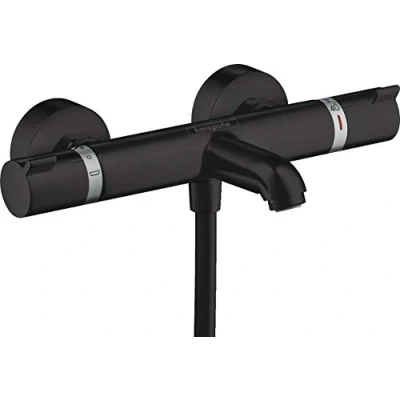 Image de Hansgrohe Thermostat de baignoire, Noir Mat,