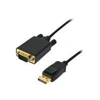 Image de MCL MC294 1.5M câble vidéo et adaptateur 1,5 m Mini DisplayPort VGA (D Sub) Noir Neuf