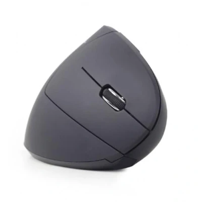 Image de Gembird MUSW ERGO 01 Souris Main Droite Design Vertical Optique RF sans Fil 1600 dpi Noir