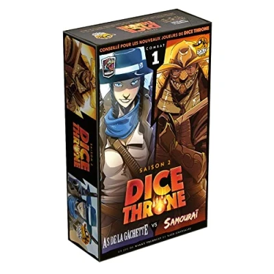 Image de Lucky Duck Games Dice Throne S2 : As de la gâchette VS Samouraï Version Française