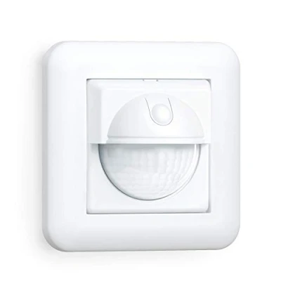 Image de Steinel Détecteur de Mouvement IR 2180 UP ECO Blanc, Interrupteur Mural encastré, à capteur 180, Montage 2 et 3 Fils, 200 W