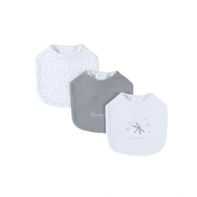 Image de NOUKIE&#039;S Lot de 3 bavoirs Mousseline Fleurs à 18 mois