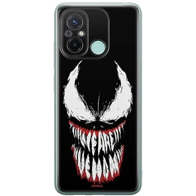 Image de ERT GROUP Coque de téléphone Portable pour Xiaomi REDMI 12C/ 11A Original et sous Licence Officielle Marvel Motif Venom 005 Parfaitement adapté à la Forme du Portable, en TPU