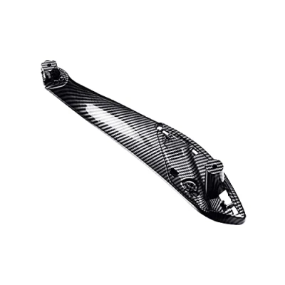 Image de TZYSZDB Noir Poignée Intérieure de Porte Voiture pour BMW F30 F31 F32 F33 F34 F36 F80 F83, Accessoires Décoration (F30 Avant Droite, Fibre Carbone)