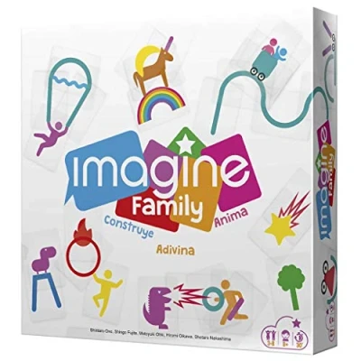Image de Asmodee Cocktail Games Imagine Family Jeu de société en Espagnol, Couleur (CGIMFA01)