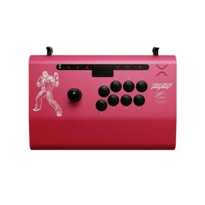 Image de PDP Victrix Pro FS Playstation Fight Stick for PS4, PS5, PC, Durable Aluminum, Sanwa Denshi Buttons, Ergonomic Wrist Slope, Detachable Joystick, Tournament Grade Fighting Games KOF Terry