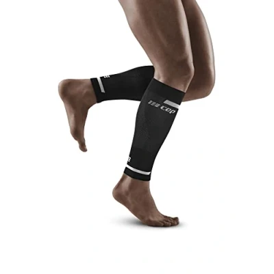 Image de CEP THE RUN Compression CALF Sleeves MEN MADE IN Germany Equipement de protection, Taille: XL, Black