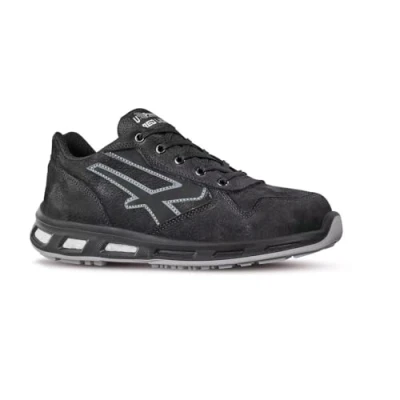 Image de U Power Red Lion Carbon, Chaussures de sécurité unisexes, légères, flexibles, anti crevaison en cuir, avec insert Infinergy, embouts aluminium (Grey 44)