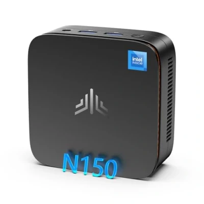 Image de NiPoGi E1 Mini PC Intel Twin Lake N150(Mis à Jour N100) 16 Go de RAM 512 SSD M.2, Ordinateur Bureau 4K@60HZ UHD Dual Display HDMI+DP 1.4/Dual Bande WiFi/BT4.2/RJ45/Tour VESA Supporté