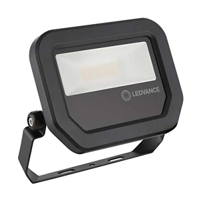 Image de LEDVANCE FL PFM 10W/3000K SYM 100 BK LEDV Floodlight 10 W, Aluminium, Noir, 10W