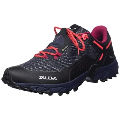 Image de Salewa Femme WS Speed Beat GTX Chaussures de Running, Asphalte Fluo Corail, 40.5 EU