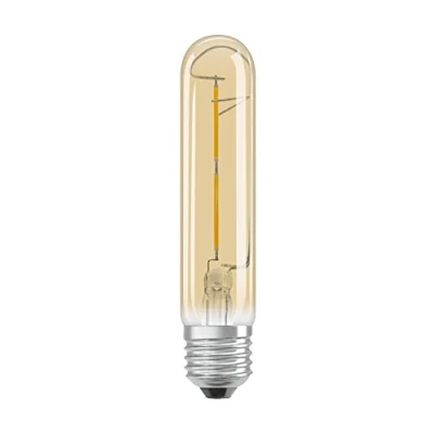 Image de Osram Vintage Edition 1906 Ampoule LED à Filament Culot E27 Forme Tubular Or Ambrée Blanc Chaud 2400K 2,8W (Équivalent 20W)