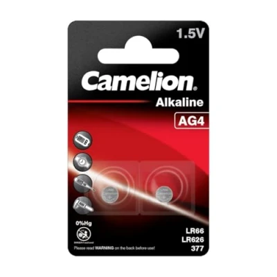 Image de Camelion Premium Alkaline Uhrenbatterie AG4 / LR626 377 2er Blister