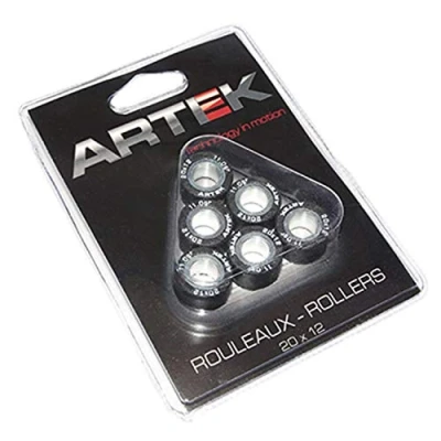 Image de GALET MAXISCOOTER ARTEK K1 20x12 11,0g (x6) POUR YAMAHA 125 XMAX, MAJESTY, CYGNUS X MBK SKYCRUISER, SKYLINER, FLAME