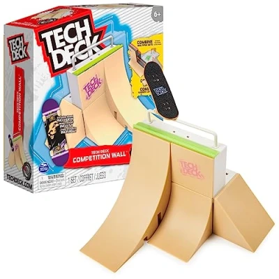 Image de Tech Deck, Competition Wall X Connect Park Creator Ensemble de Rampe Personnalisable et à Construire avec Touche Exclusive Jouet pour Enfants garçons Filles partir 6 Ans