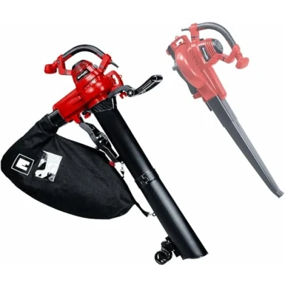 Image de Einhell Aspirateur souffleur de feuilles GC EL 3000 E (3000 W, Sac ramassage 45 L, Sangle portée réglable)