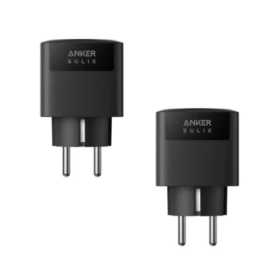 Image de Anker SOLIX Prise Intelligente pour Solarbank série 2, Wi FI, Bluetooth, détection précise, économies d&#039;énergie, Plug&amp;Play, Application Intelligente, Charge Max. 2 500 W, Solaire à Domicile, Prises