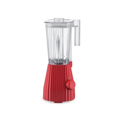 Image de Alessi Blender Plissé 5 Speeds + Turbo Settings Red Michele de Lucchi 1.5 Liter MDL09 R