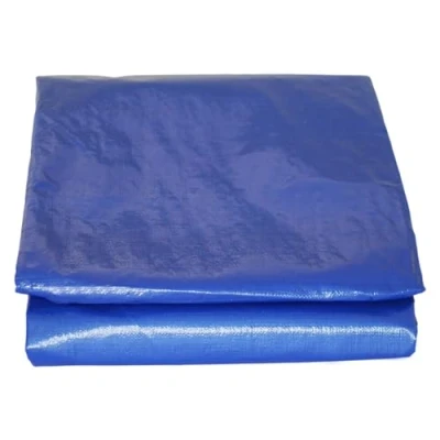 Image de Tecplast Bâche Piscine rectangulaire 6x10 m Couverture d&#039;hivernage PO155RG avec Filet d&#039;écoulement Central