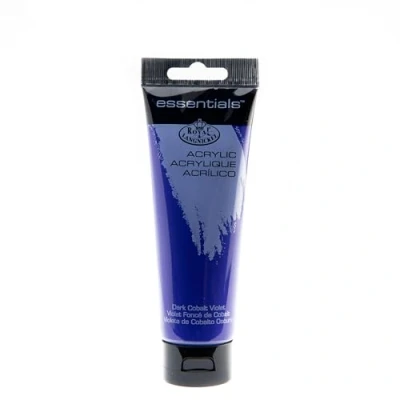 Image de Royal and Langnickel Lot de 3 tubes peinture acrylique 120 ml (Violet colbat foncé) (Import Royaume Uni)