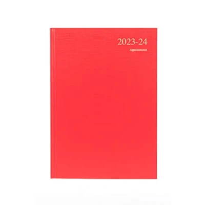 Image de Collins Debden Essentials ESSA43M.15 2324 Agenda académique semainier 2023 24 format A4 (rendez vous) pour école ou université de juillet à 2024 Rouge