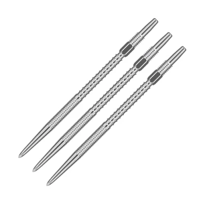 Image de Target Darts Swiss Points, Fire Point Dart Tips (Lot de 3 Pointes) 26MM, Argent Changez Les Pointes fléchettes, Accessoires fléchettes Professionnels
