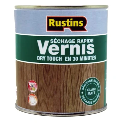 Image de Rustins Vernis intérieur mat incolore à séchage rapide 1 Litre AVMC1000FR