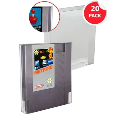 Image de Link e : 20 X Boitier de Protection en Plastique Compatible avec Cartouche Jeu sur Console Nintendo NES Entertainment System