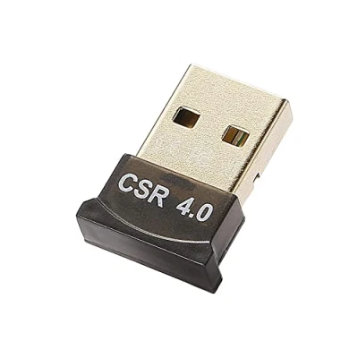 Image de WE Clé Bluetooth USB, Adaptateur Dongle 4.0 pour Casque, Souris, Manette, Clavier, Imprimantes, PC, Smartphone, Tablette, Compatible avec Windows 10/8.1/8/7/XP Noir Neuf