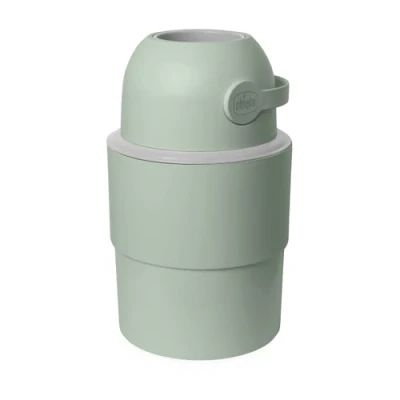 Image de Chicco, Poubelle à Couches Anti Odeur, sans Recharge Nécessaire, Pliable et Peu Encombrante, Pas de Utilisable avec des Sacs Normaux, Grande Capacité, Antibactérien