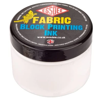 Image de Essdee Encre d&#039;impression sur tissu, jaune, 150 ml