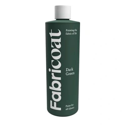 Image de Fabricoat Peinture Textile Restaurez ou Changez la Couleur de Tous les Textiles Peignez Directement sur le Tissu Transformez Tissus : Canapés, Abat jour (250 ml, Vert foncé)