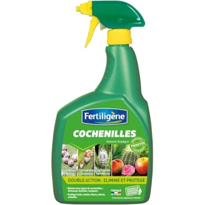 Image de FERTILIGENE FCOCPAL Pulvérisateur Insecticide Prêt à L&#039;emploi 800 ml A base d&#039;huile végétale de Colza Elimine efficacement tous types cochenilles (farineuse, bouclier, carapace)