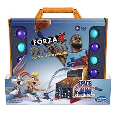 Image de Hasbro Gaming Force 4 au vol: Space Jam A New Legacy Edition, Deux Joueurs ou Plus, Jeu pour Enfants à partir de 8 Ans, F2687103