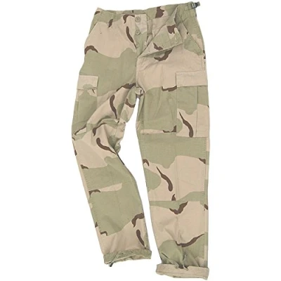 Image de Mil Tec Homme Us Bdu R/S 3 col. Desert Pantalons, Noir, Taille unique EU