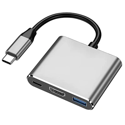 Image de XtremeMac Hub USB C pour MacBook : Charge en continu jusqu&#039;à 100W &amp; Transfert de données Rapide, 3.0 4K HDMI, Design Apple, MacBooks, iPads et Autres appareils avec connecteur Type