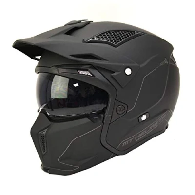Image de Casque MT TR902XSV Streetfighter SV Solid A1 Black Matte Taille L