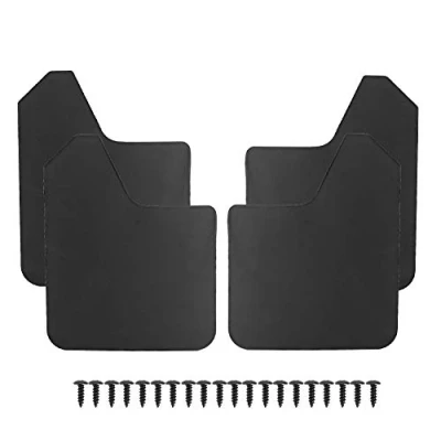 Image de EBTOOLS pour Protege Garde Boue bugui ou Quad 2500 Flexible mud Flap Protège Noir, 4Pcs Couvercle de Universel adapté