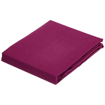 Image de Miracle Home Taie d&#039;oreiller douce et confortable, 50 % coton, polyester, aubergine, 150 cm