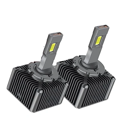 Image de OSBELE 2 pièces 90000LM D3S LED D1S D2S D4S D8S Phares HID 150W Canbus D1R D2R D3R D4R Ampoule CSP Voiture Lumière Auto 6000K 12V 24V(D3S)