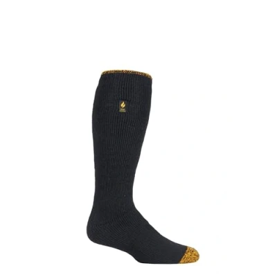 Image de HEAT HOLDERS SOCKSHOP Homme 2.3 TOG Workforce Chaussettes longues Paquet de 1 Noir/Jaune 39 45