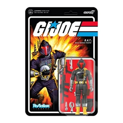 Image de SUPER7 Figurine Reaction Gi Joe Cobra Bat de Collection