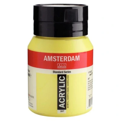 Image de Amsterdam Standard Series 17722672 Peinture acrylique Flacon de 500 ml Jaune azoo Citron 267