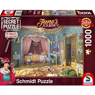 Image de Schmidt Spiele, Junes 59976 June&#039;s Journey, Chambre à Coucher, Puzzle 1000 pièces, Multicolore, Taille Unique