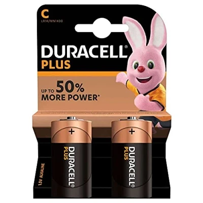 Image de Duracell Plus C MN1400 2 stuks Piles