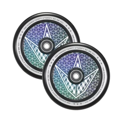 Image de Blunt 120mm stunt scooter ROULEAU creux GEO LOGO HOLOGRAMME/Noir