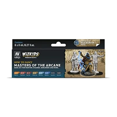 Image de Acrylicos Vallejo WizKids Master of The Arcane 080257 Kit de peinture 8 x ml