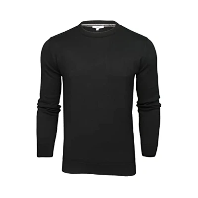 Image de Xact Pull à col Rond en Coton pour Homme (Black) XL